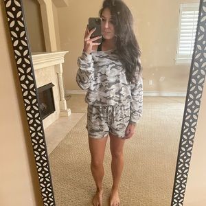 Pink Lily Boutique Camo Romper